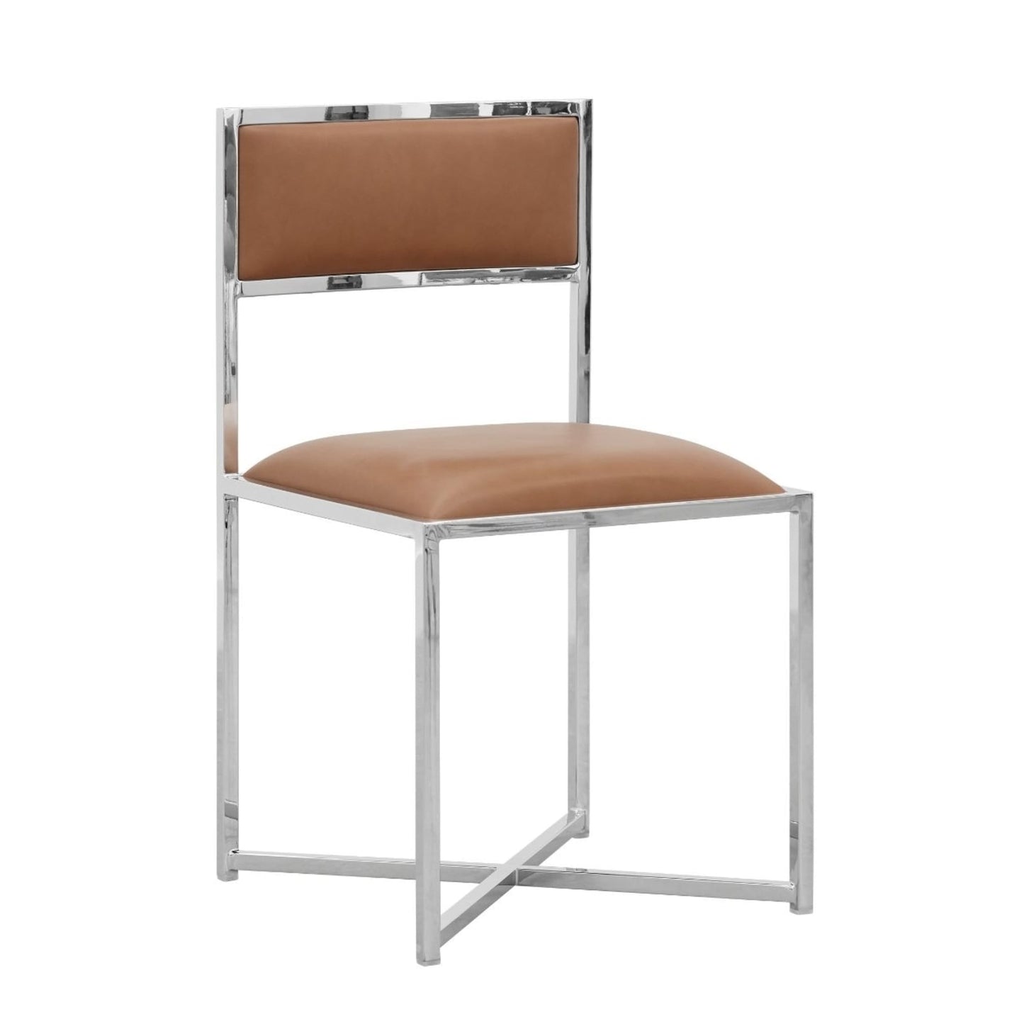 Modus Amalfi X-Base Chair in Cognac Leather