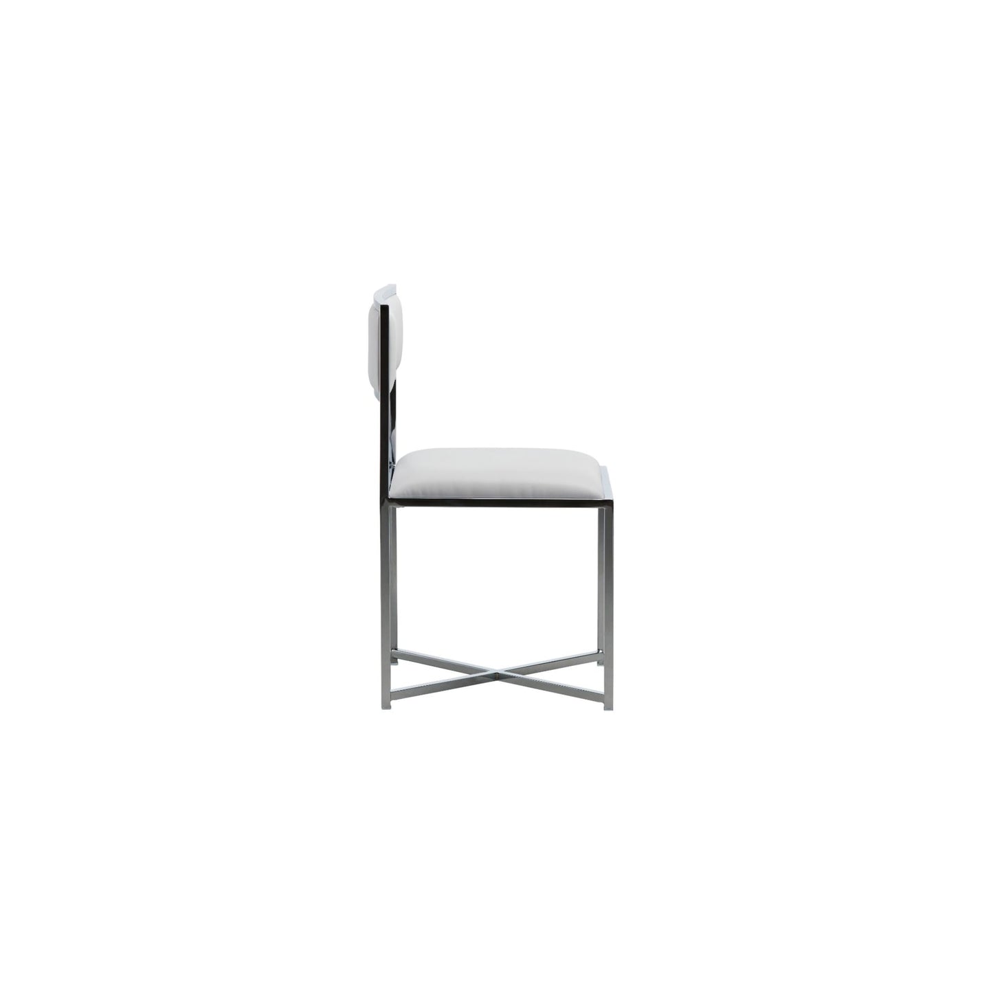 Modus Amalfi X-Base Chair in White Leather
