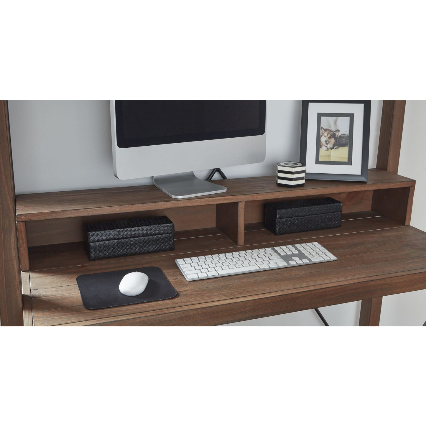 Modus Autumn Ladder Desk in Flint Oak