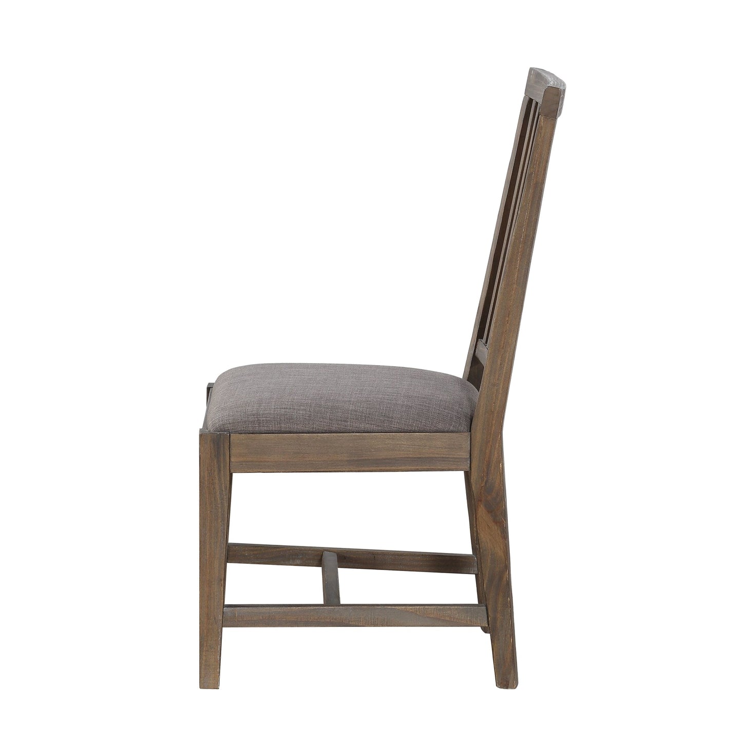 Modus Autumn Solid Wood Upholstered Dining Chair in Flint Oak