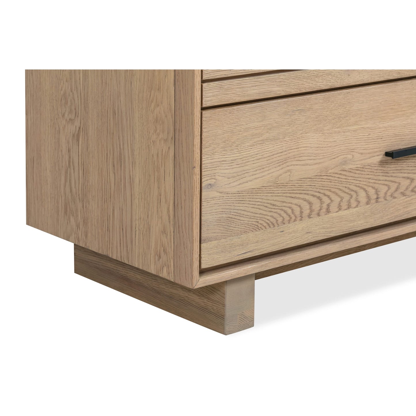Modus Modus Modus Batten Five Drawer Slatted Chest in Blonde Oak