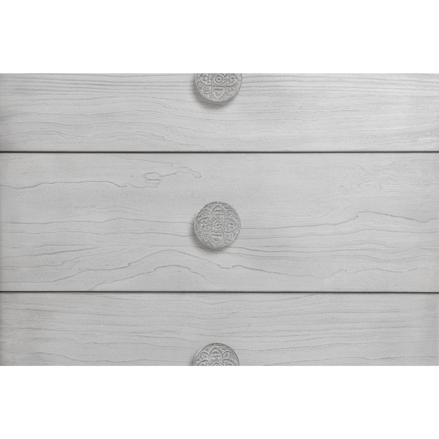 Modus Modus Modus Boho Chic Five-Drawer Chest in Washed White