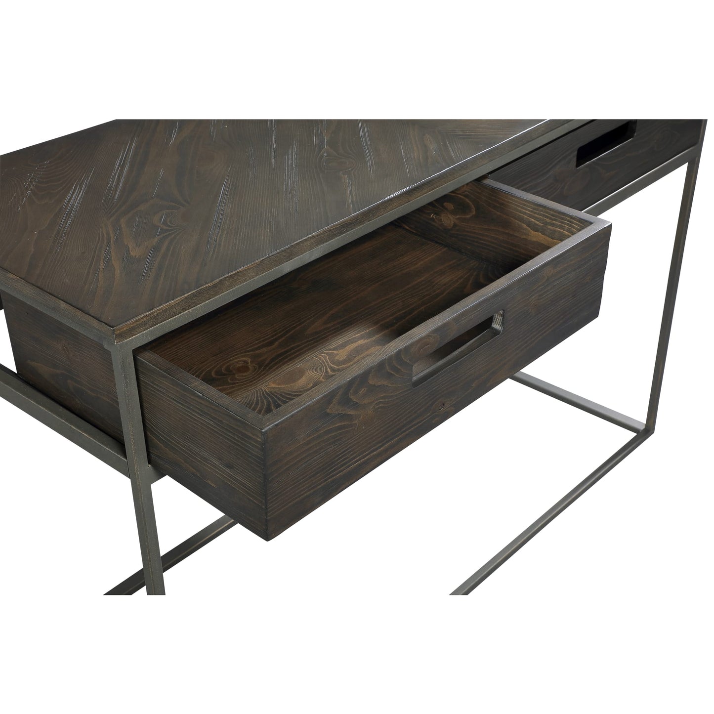 Modus Bradley Two-Drawer Console Table in Double Fudge