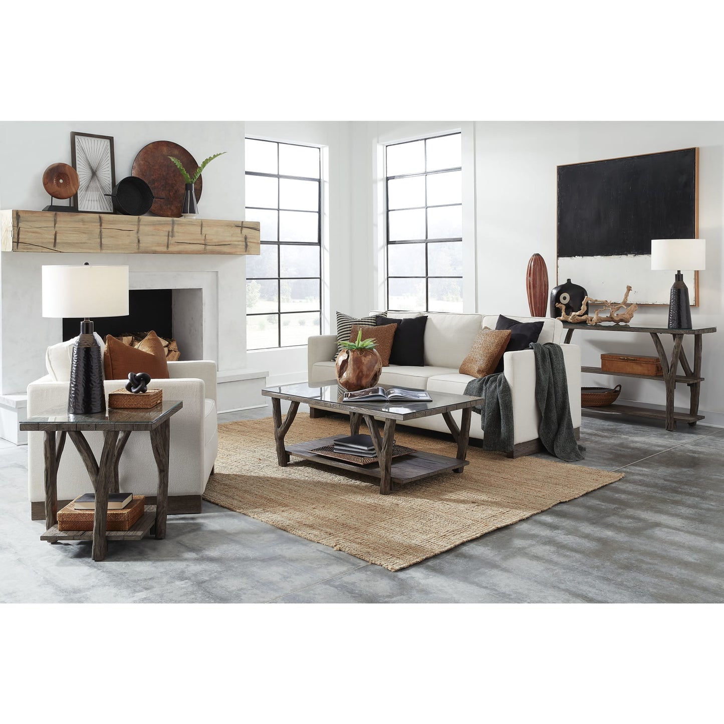 Modus Bridger Console Table in Chalet