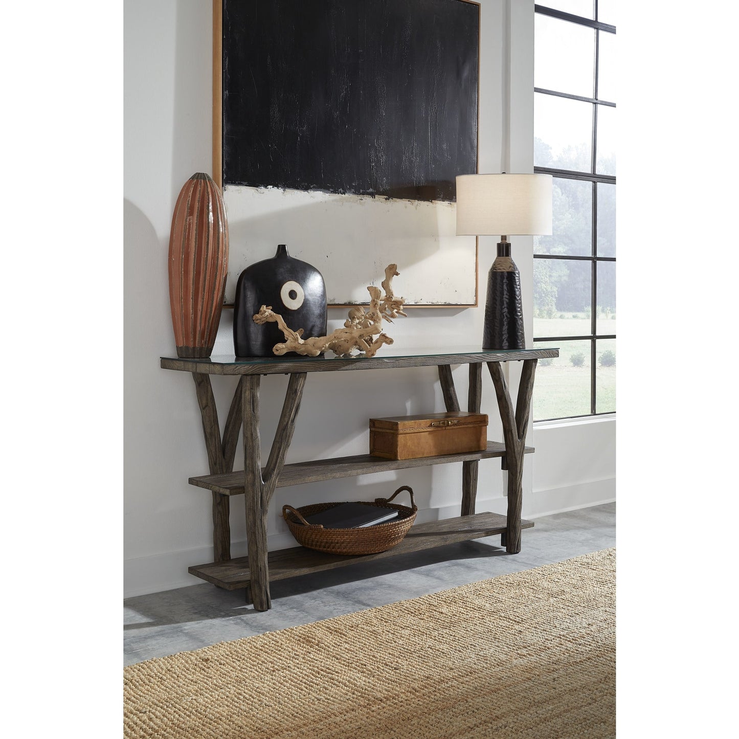 Modus Bridger Console Table in Chalet