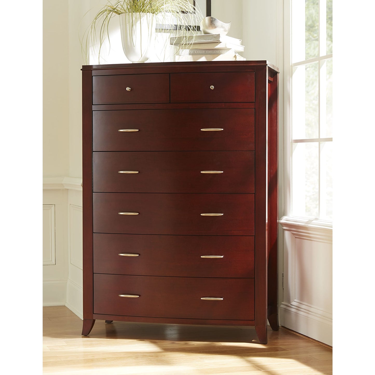 Modus Modus Modus Brighton Seven Drawer Chest in Cinnamon