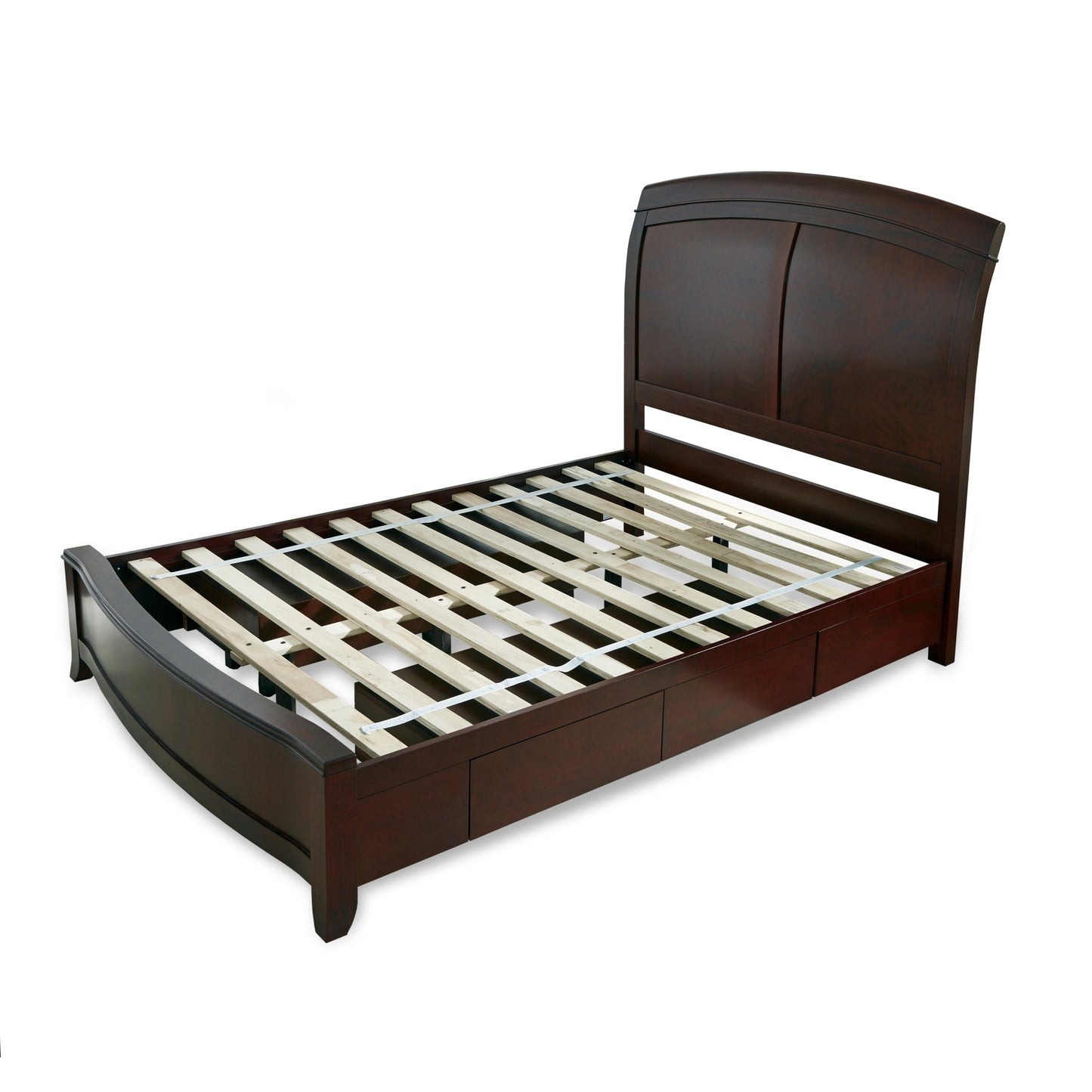 Modus Brighton Wood Storage Bed in Cinnamon