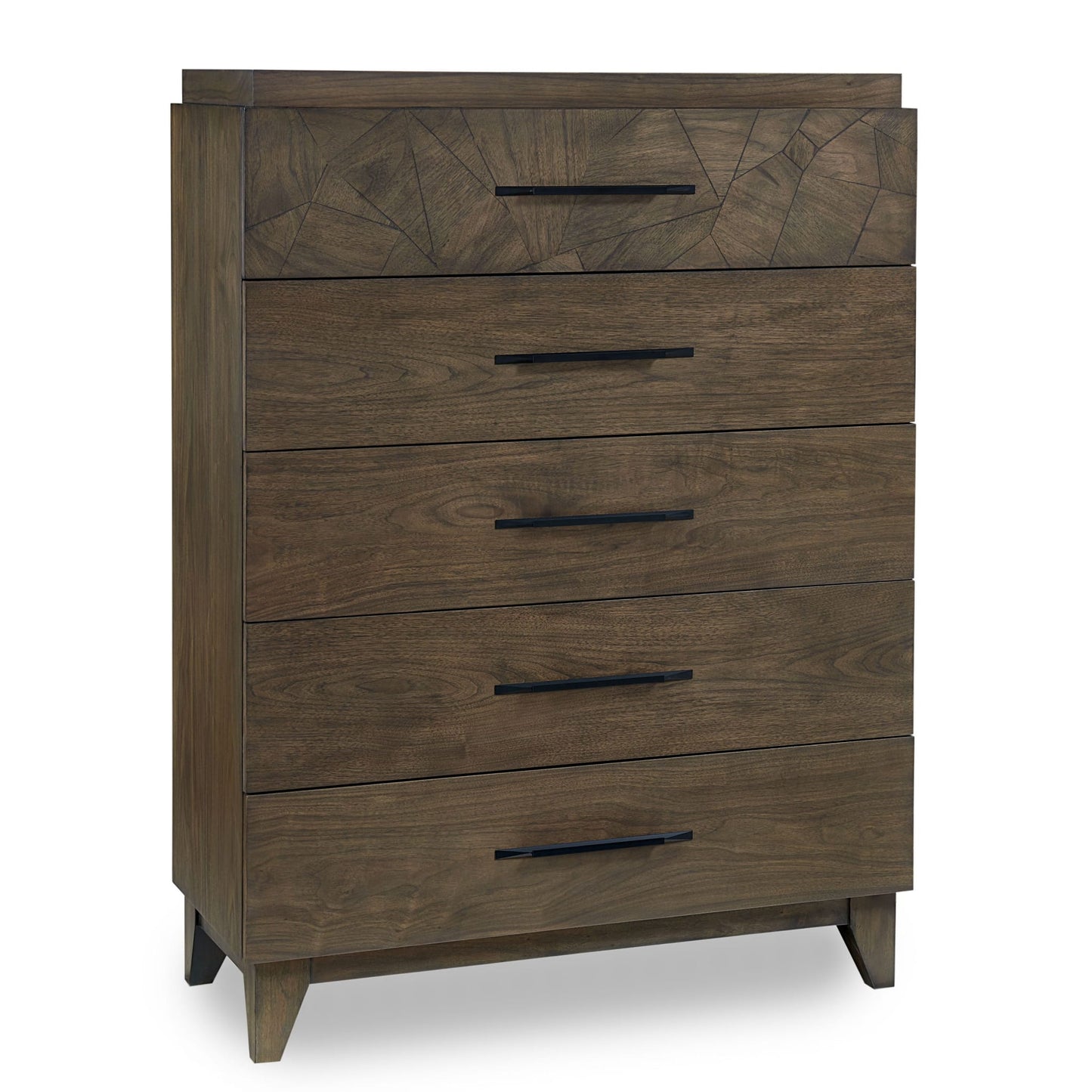 Modus Modus Modus Broderick Five-Drawer Chest in Wild Oats Brown