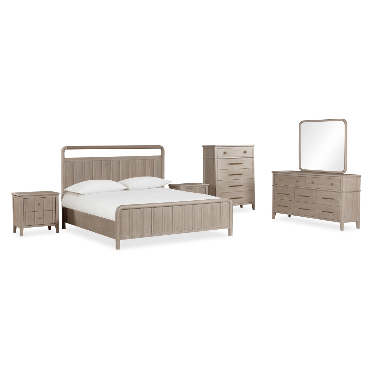 Modus Camden Wall or Dresser Mirror in Chai