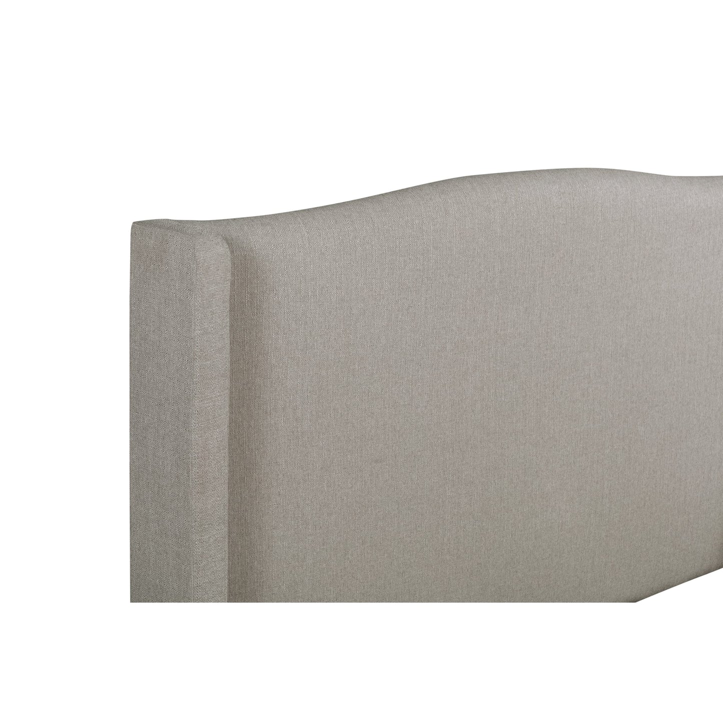 Modus Cicero Upholstered Wingback Bed in Slate Grey