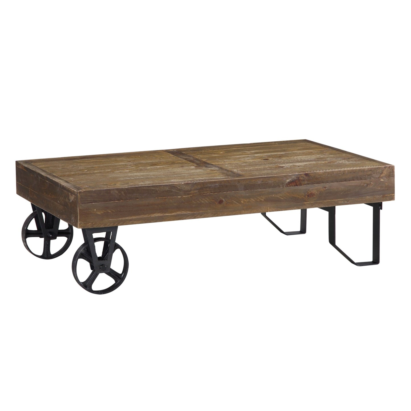 Modus Modus Coalburn Reclaimed Wood Rectangular Coffee Table in Russett Brown