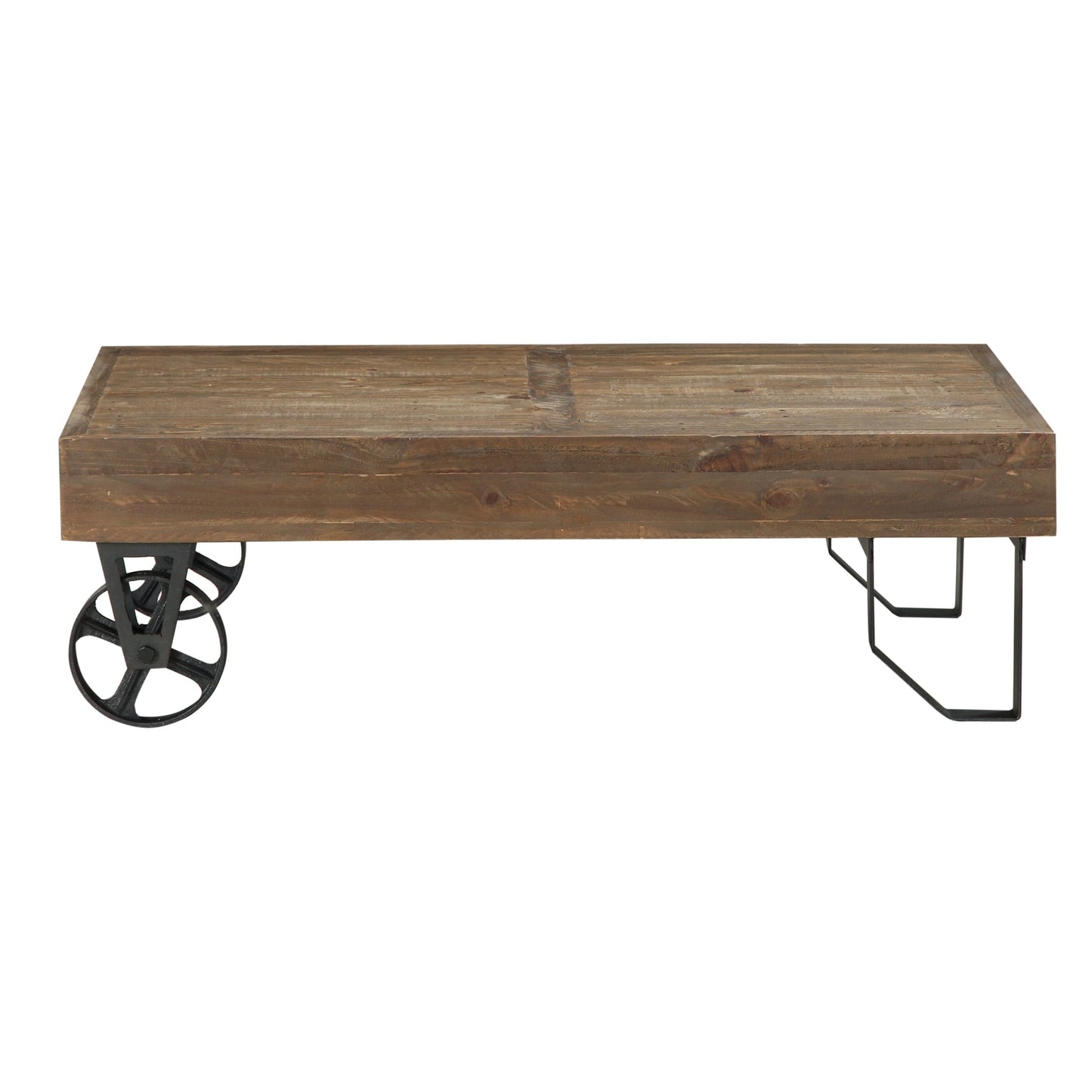 Modus Modus Coalburn Reclaimed Wood Rectangular Coffee Table in Russett Brown