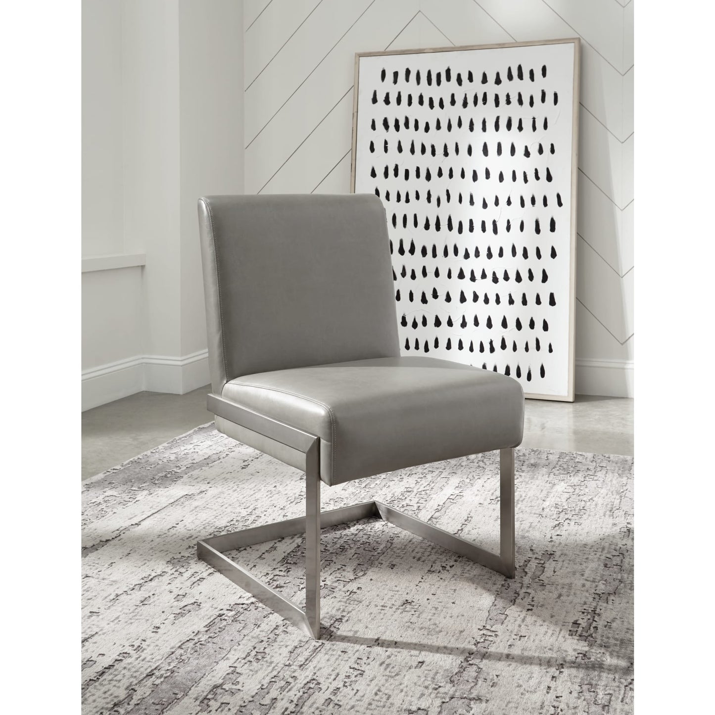 Modus Coral Synthetic Leather Upholstered Dining Chair