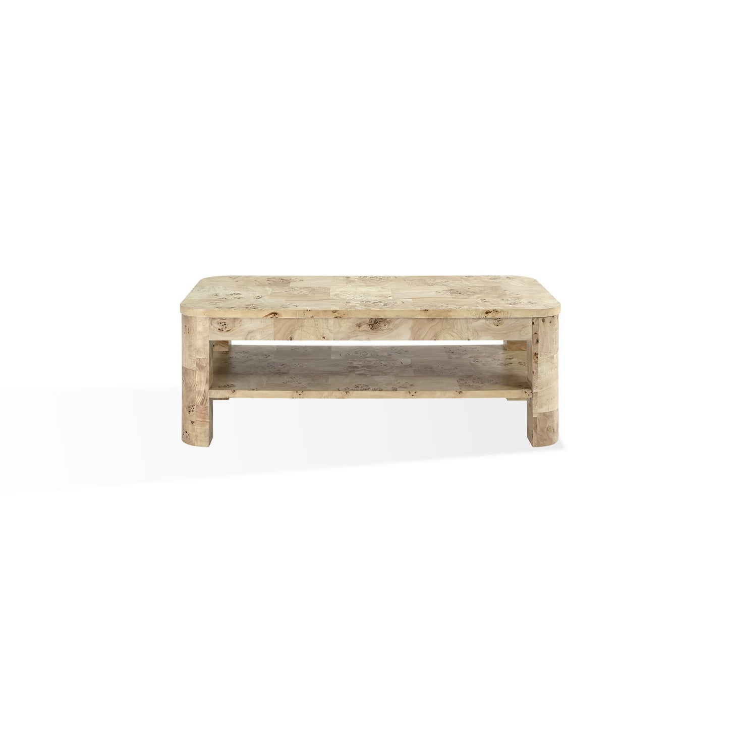 Modus Modus Cosmo Mappa Burl Coffee Table in Amber Kiss