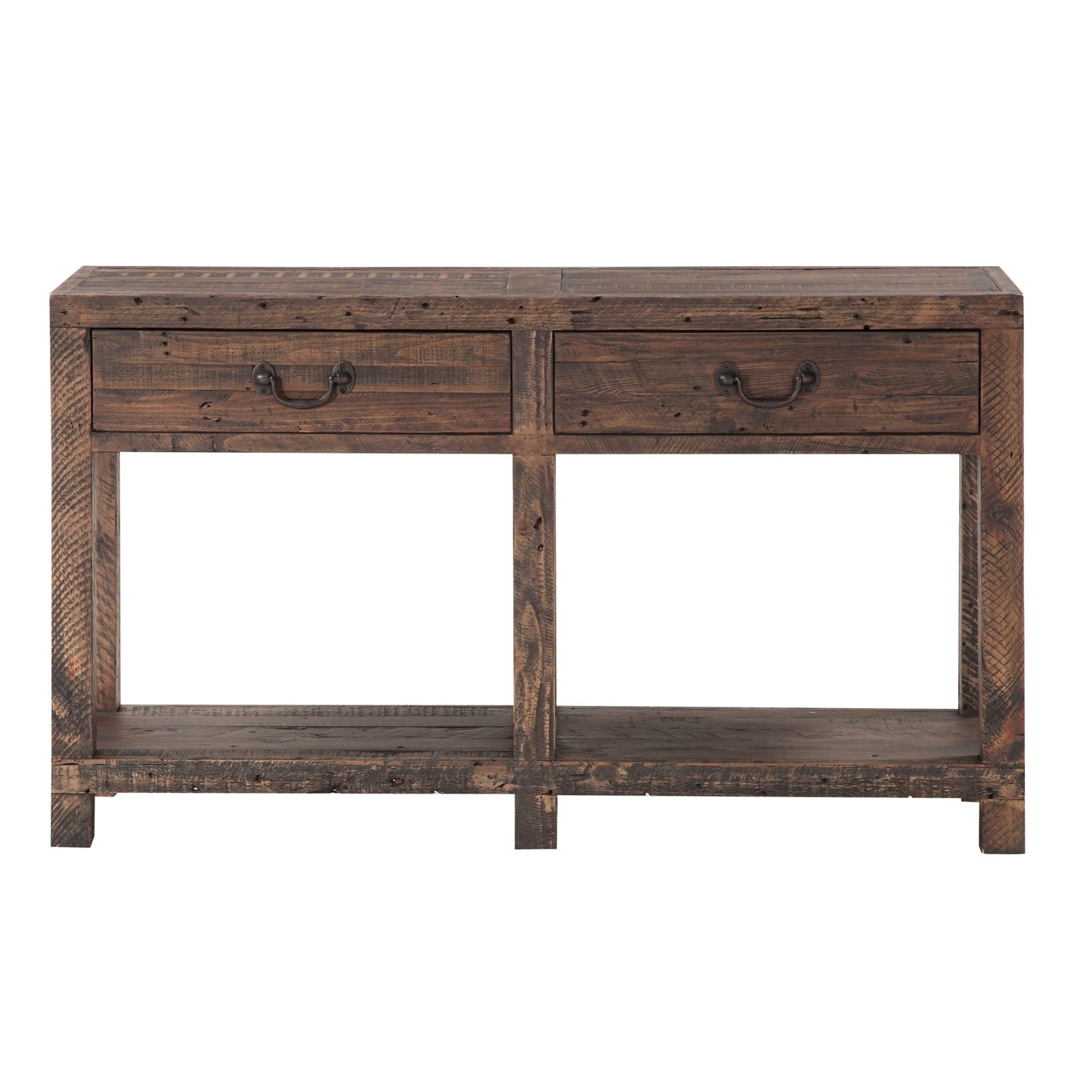 Modus Craster Reclaimed Wood Console Table in Smoky Taupe