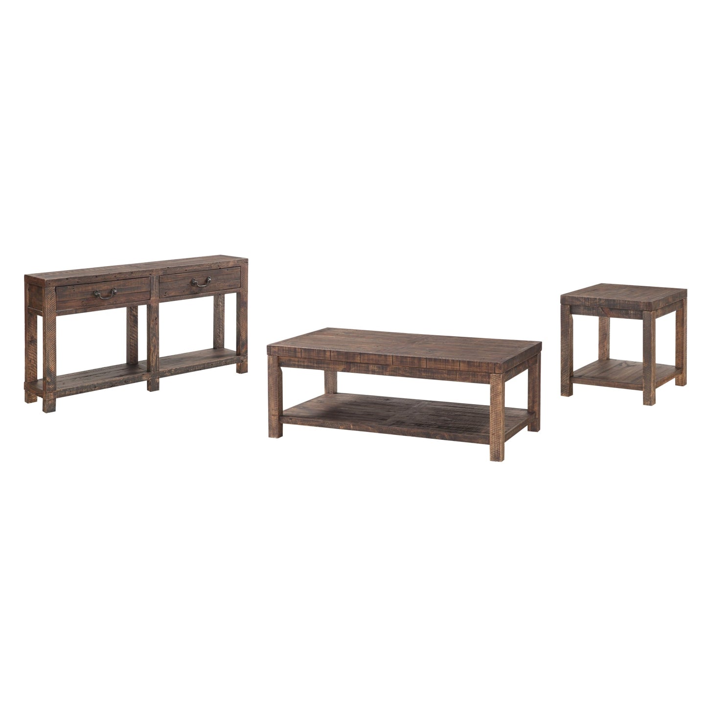 Modus Craster Reclaimed Wood Console Table in Smoky Taupe