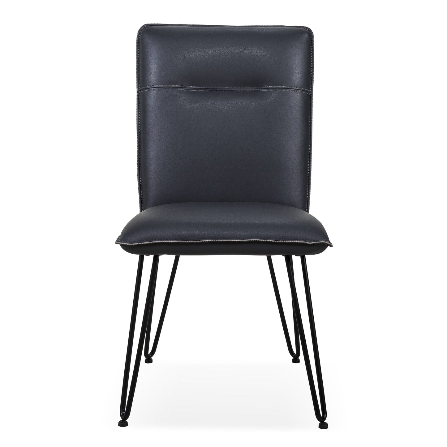 Modus Demi Hairpin Leg Modern Dining Chair in Cobalt