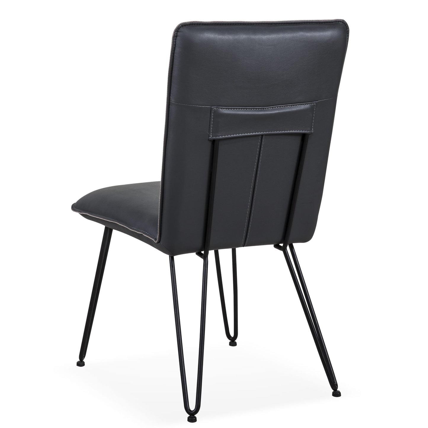 Modus Demi Hairpin Leg Modern Dining Chair in Cobalt