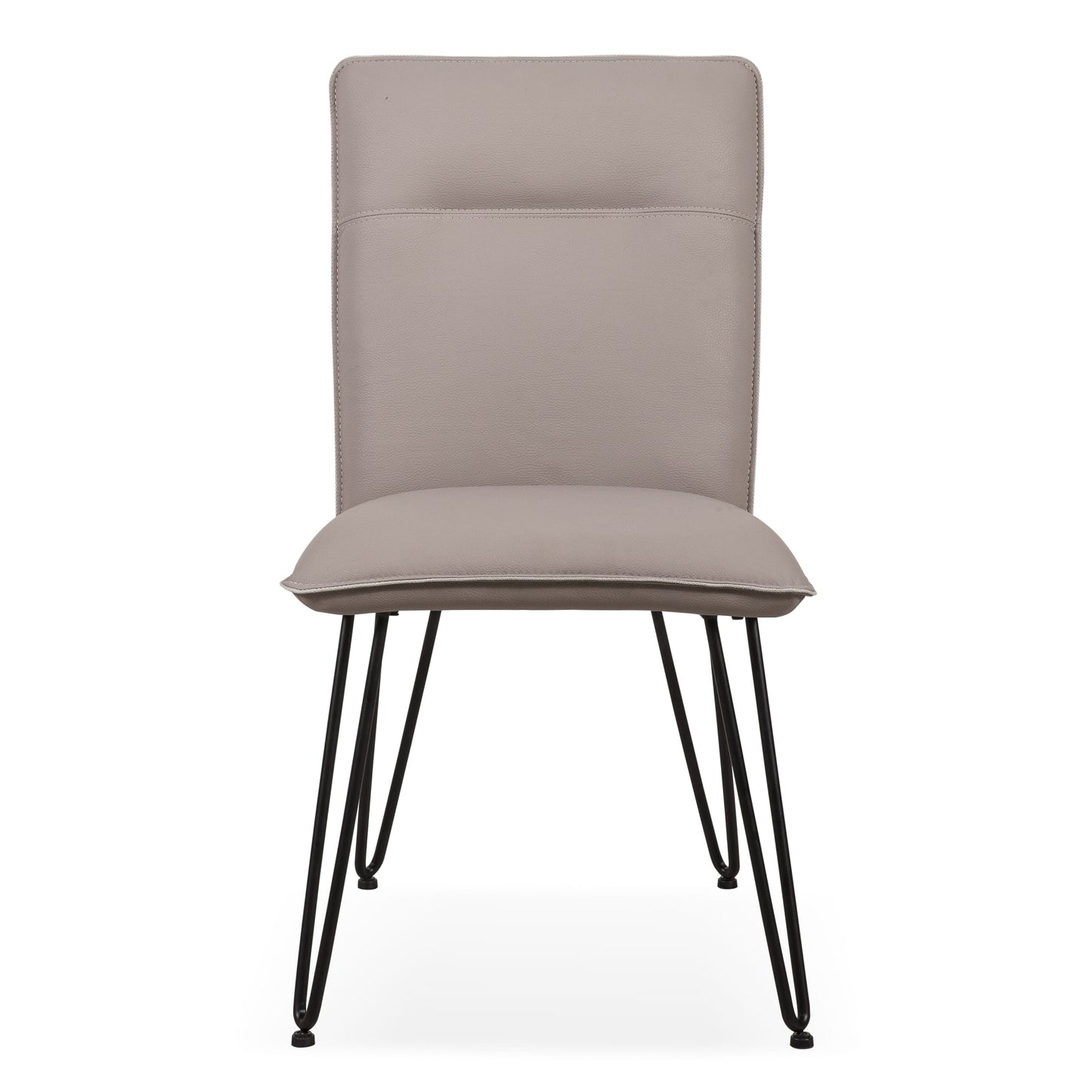 Modus Demi Hairpin Leg Modern Dining Chair in Taupe
