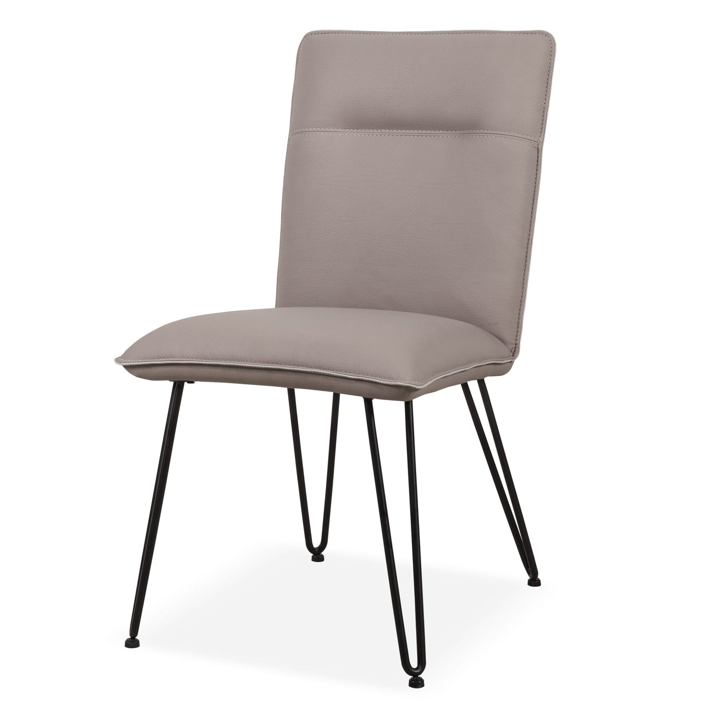 Modus Demi Hairpin Leg Modern Dining Chair in Taupe