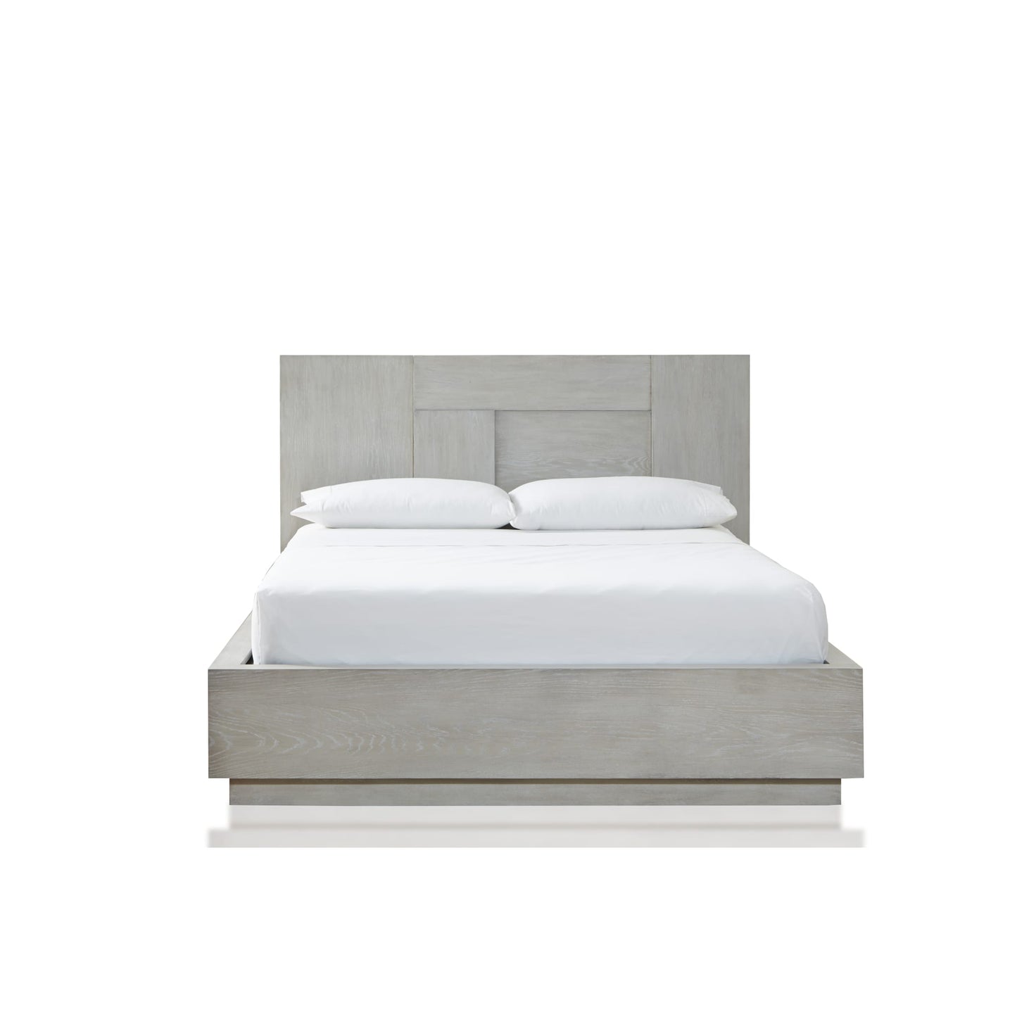 Modus Destination Wood Panel Bed in Cotton Grey