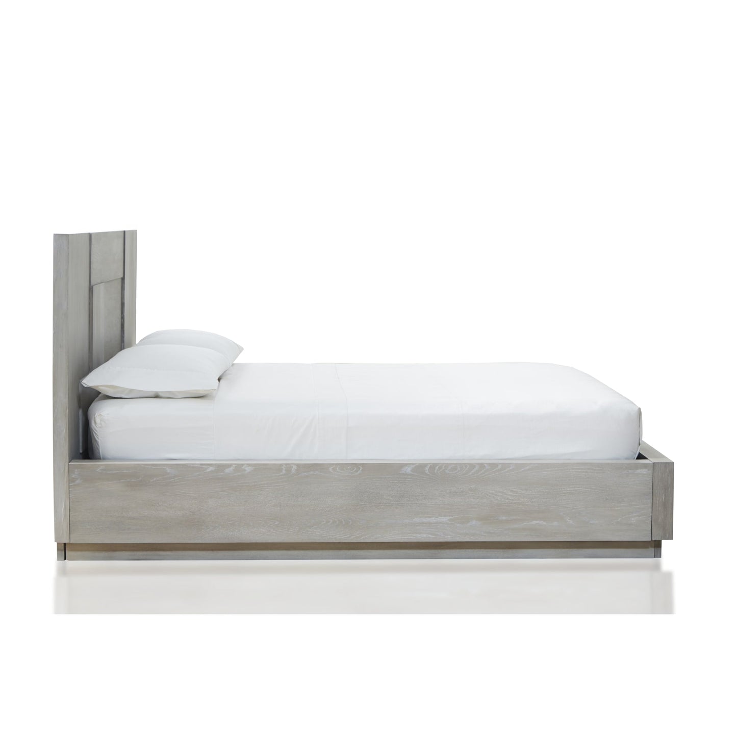 Modus Destination Wood Panel Bed in Cotton Grey