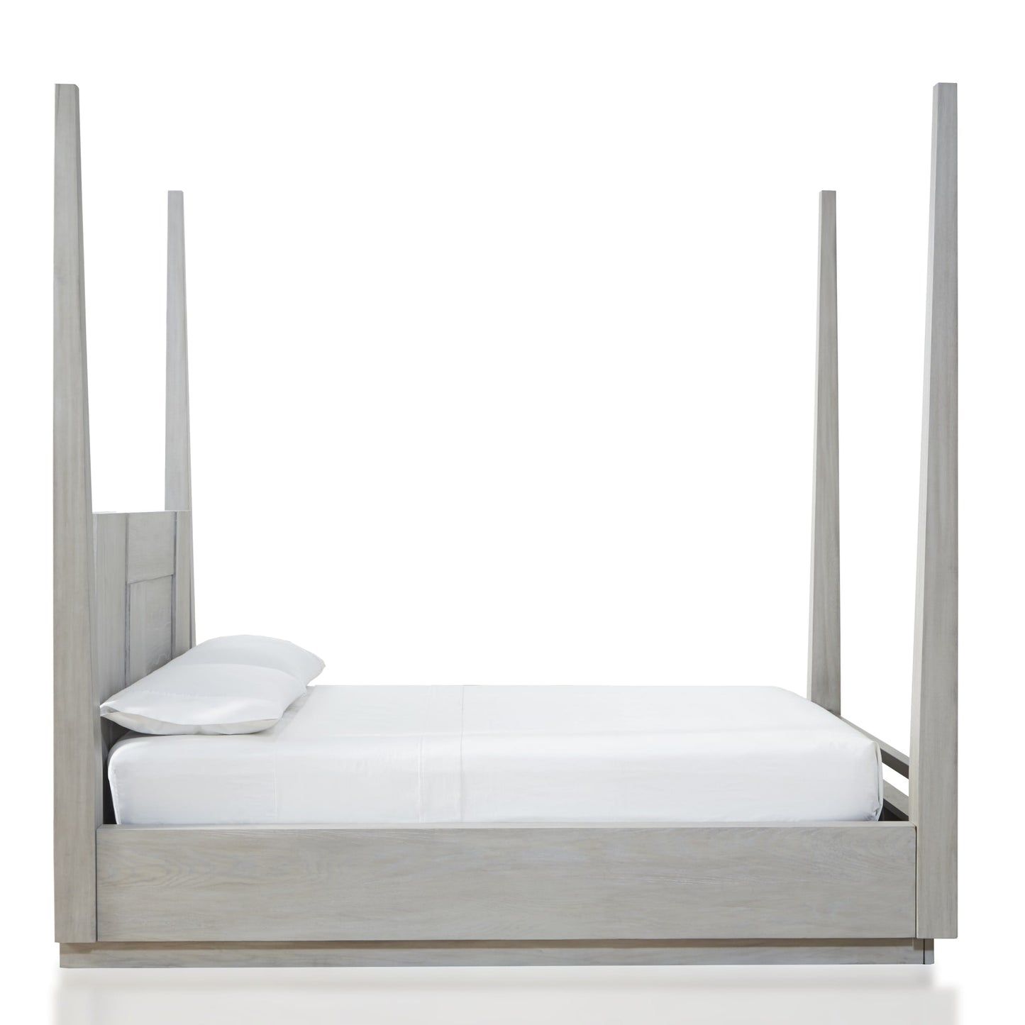Modus Destination Wood Poster Bed in Cotton Grey