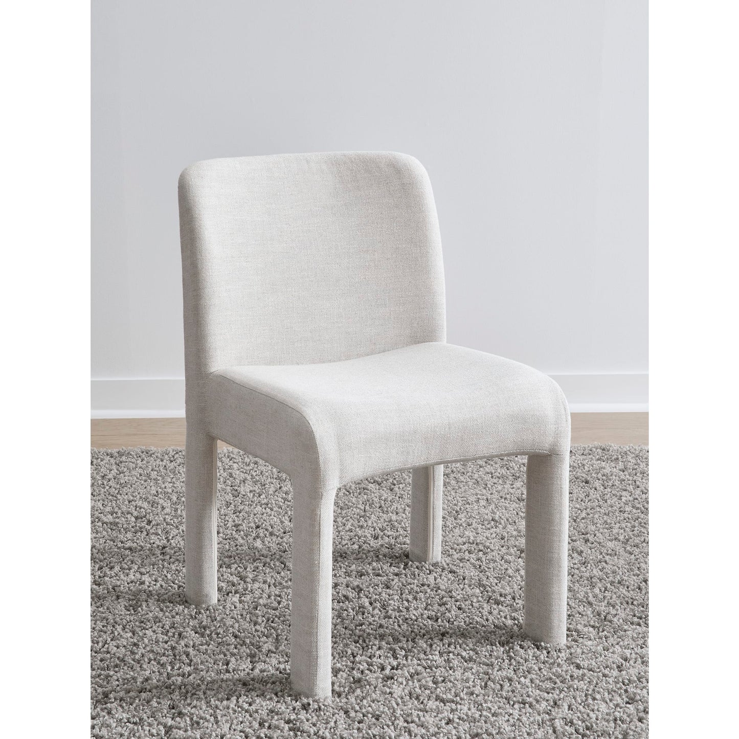 Modus Devon Fully Upholstered Dining Chair in Turtle Dove Linen