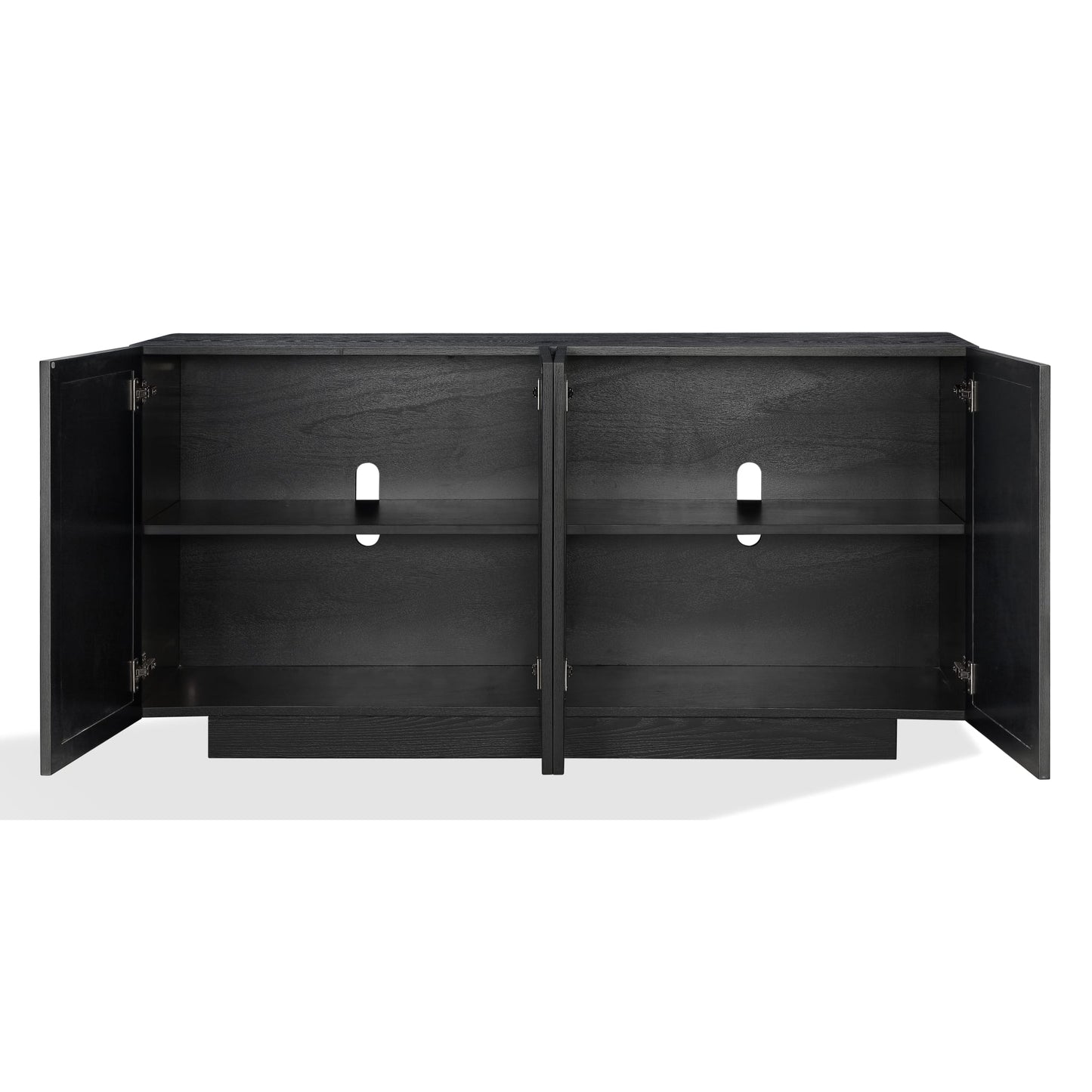 Modus Doheny Wood and Metal Two Door Sideboard in Black and Brass