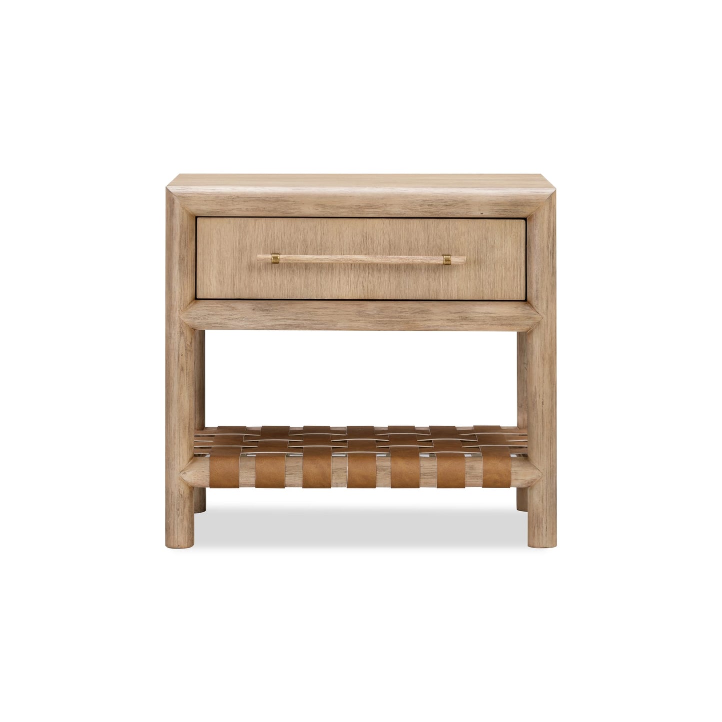 Modus Dorsey One Drawer USB-charging Nightstand in Granola