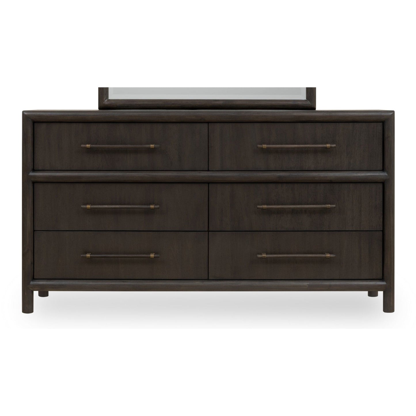 Modus Dorsey Six Drawer Dresser in Basalt Grey