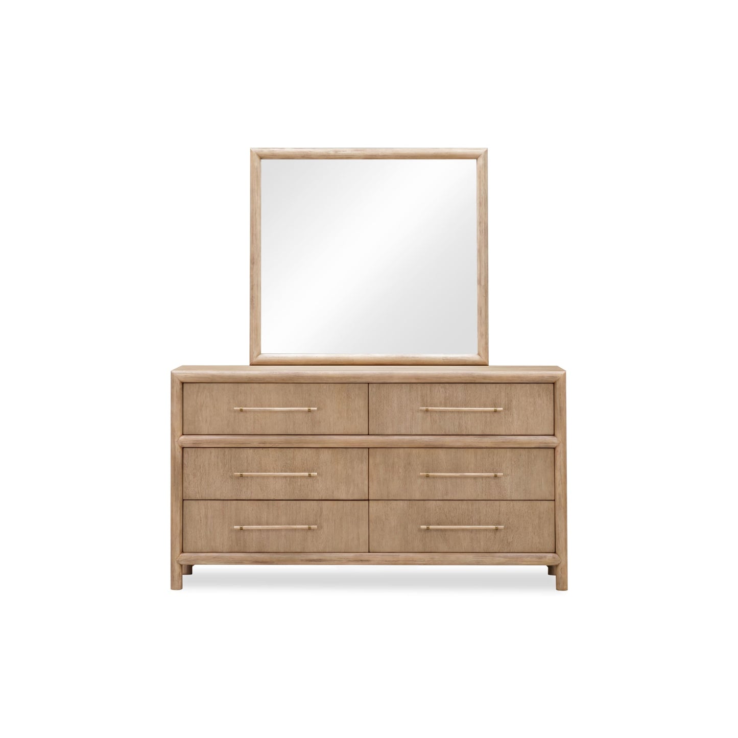 Modus Dorsey Six Drawer Dresser in Granola