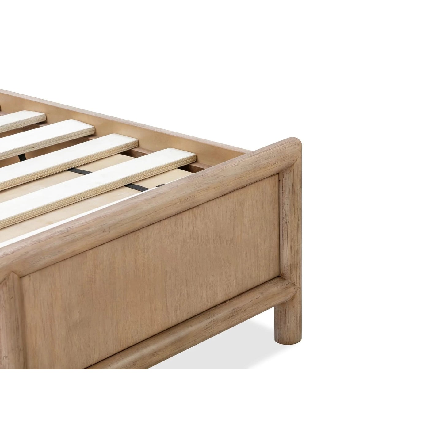 Modus Dorsey Wooden Panel Bed in Granola