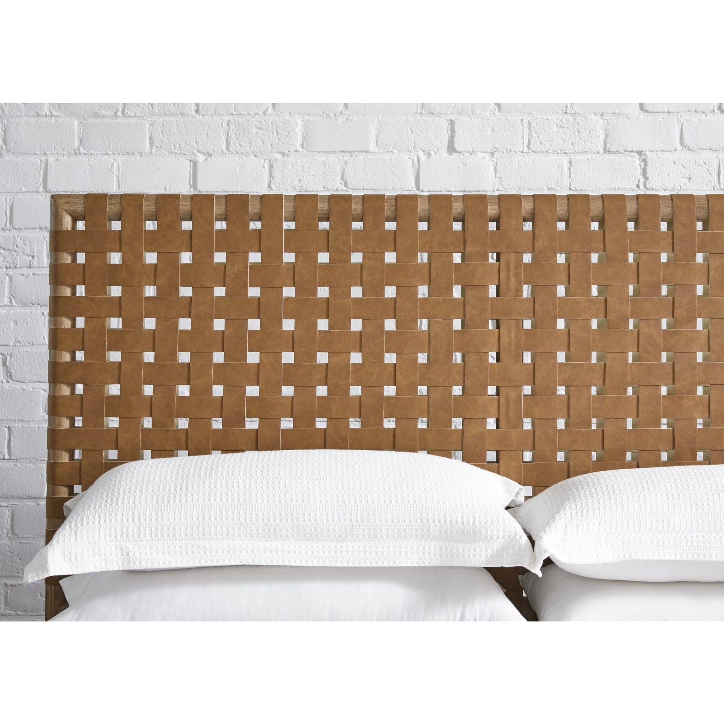 Modus Dorsey Woven Panel Bed in Granola and Ginger