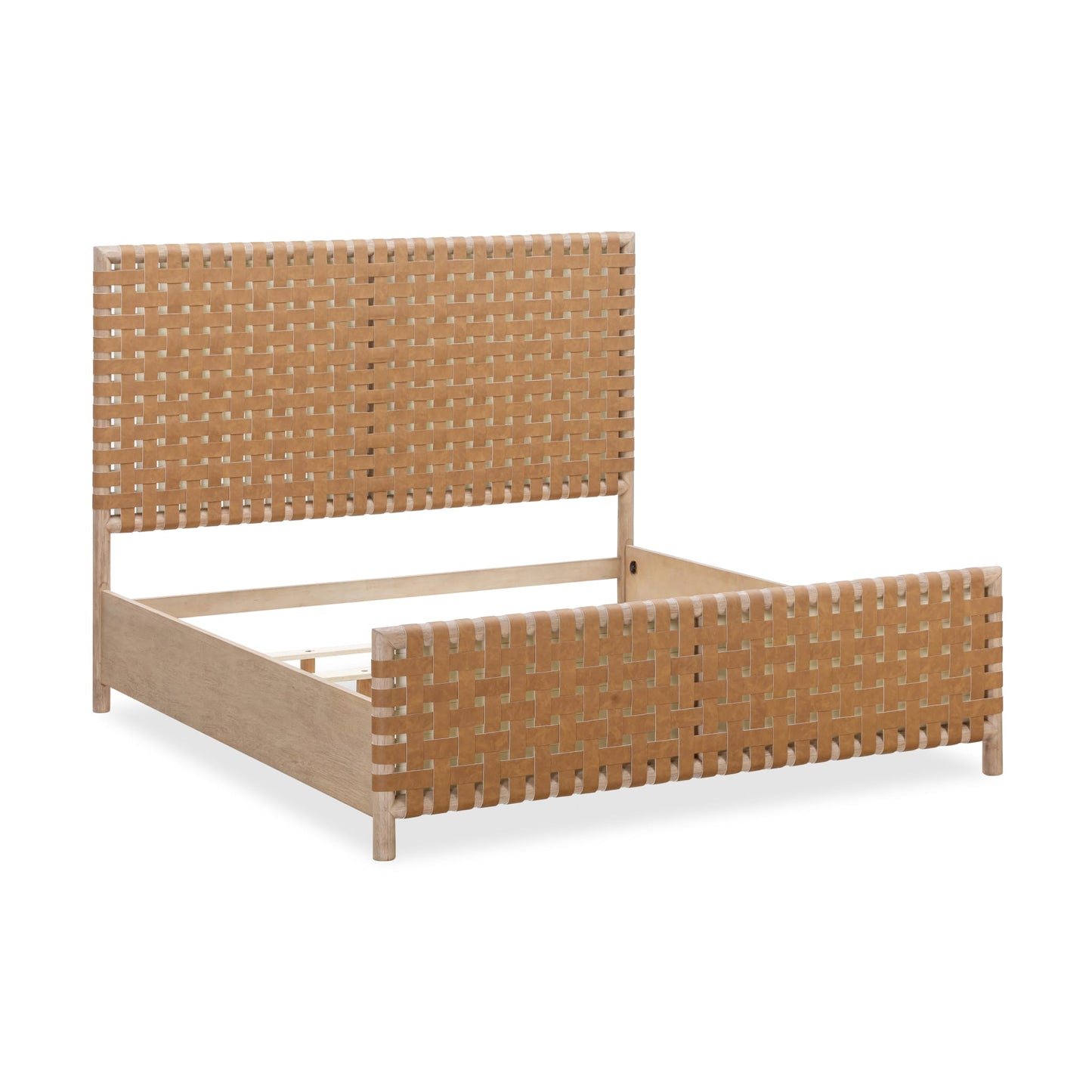 Modus Dorsey Woven Panel Bed in Granola and Ginger