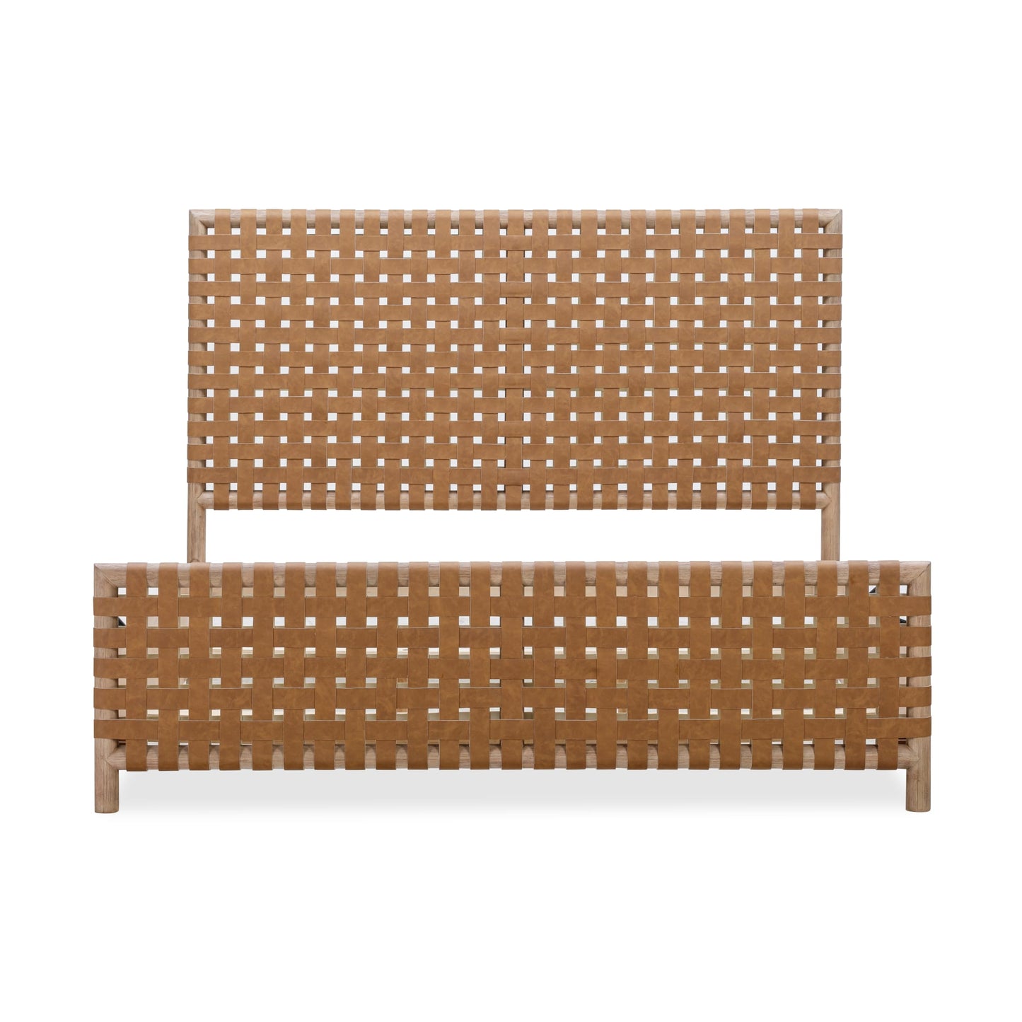Modus Dorsey Woven Panel Bed in Granola and Ginger