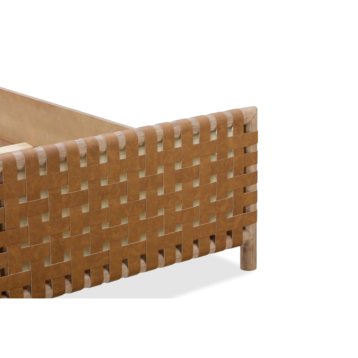 Modus Dorsey Woven Panel Bed in Granola and Ginger