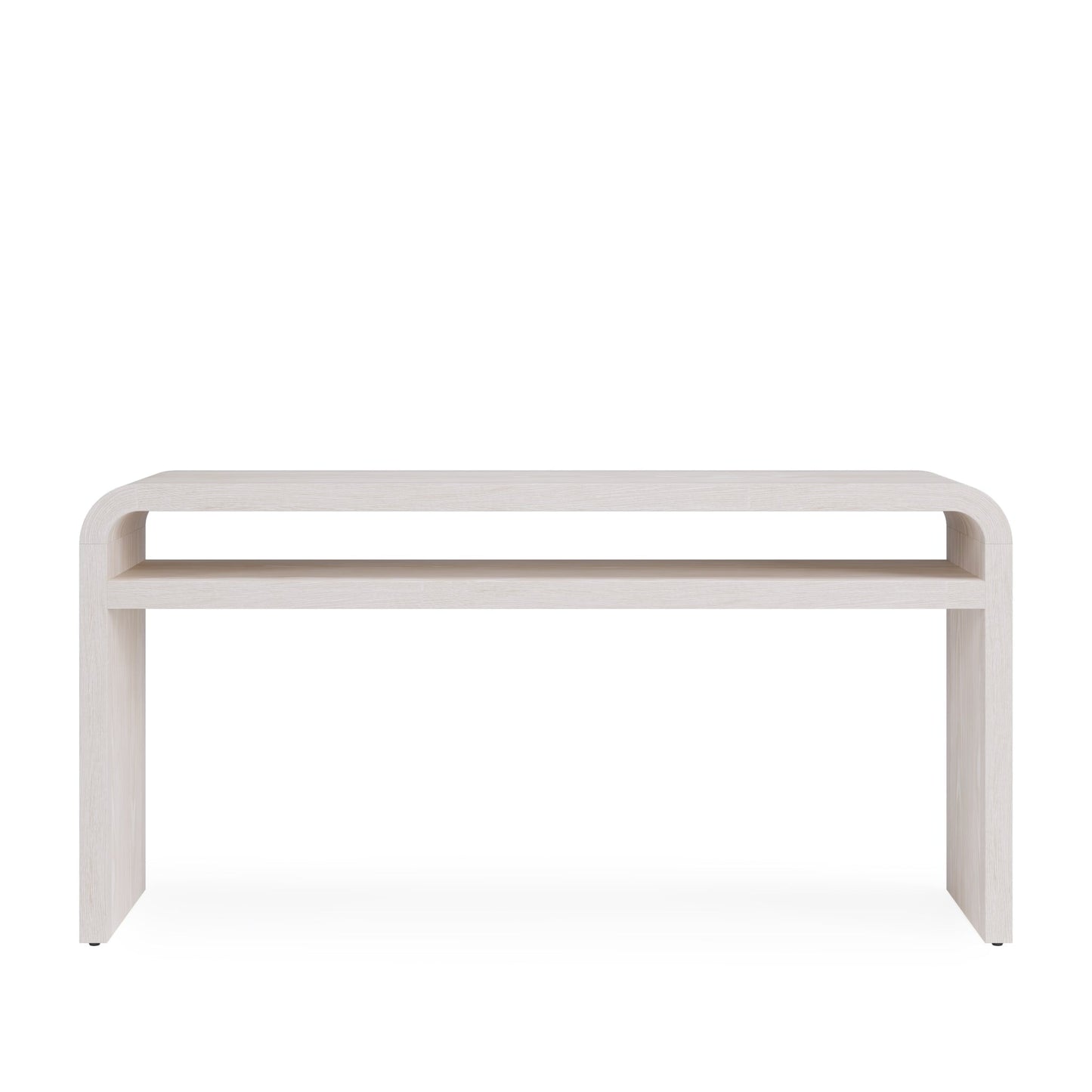 Modus Drake Ash Wood Console Table in Sugar