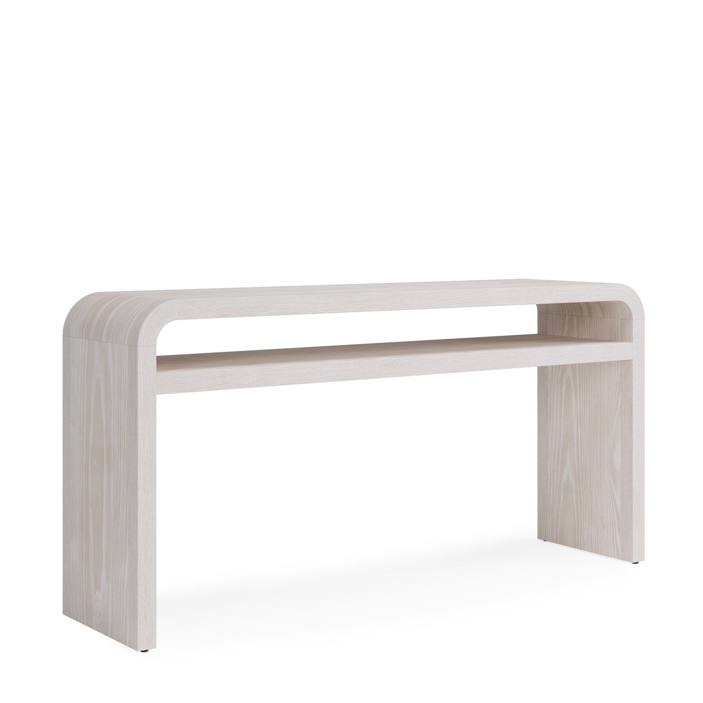 Modus Drake Ash Wood Console Table in Sugar