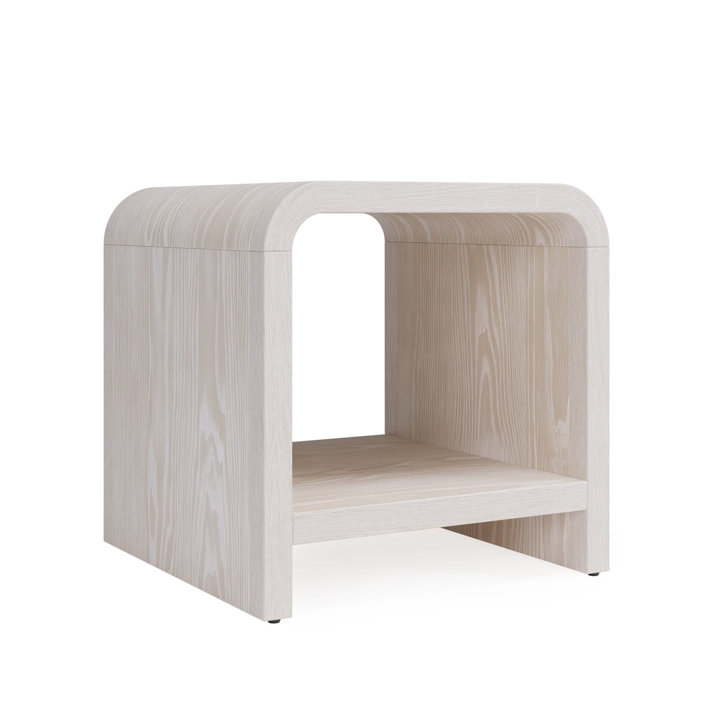 Modus Drake Ash Wood Side Table in Sugar