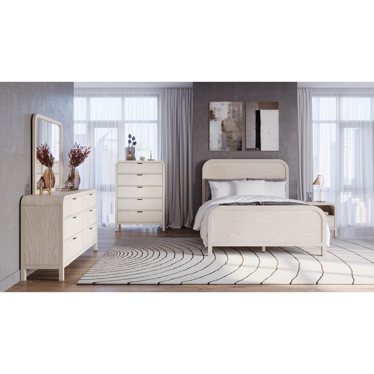 Modus Modus Modus Drake Five Drawer Chest in Sugar