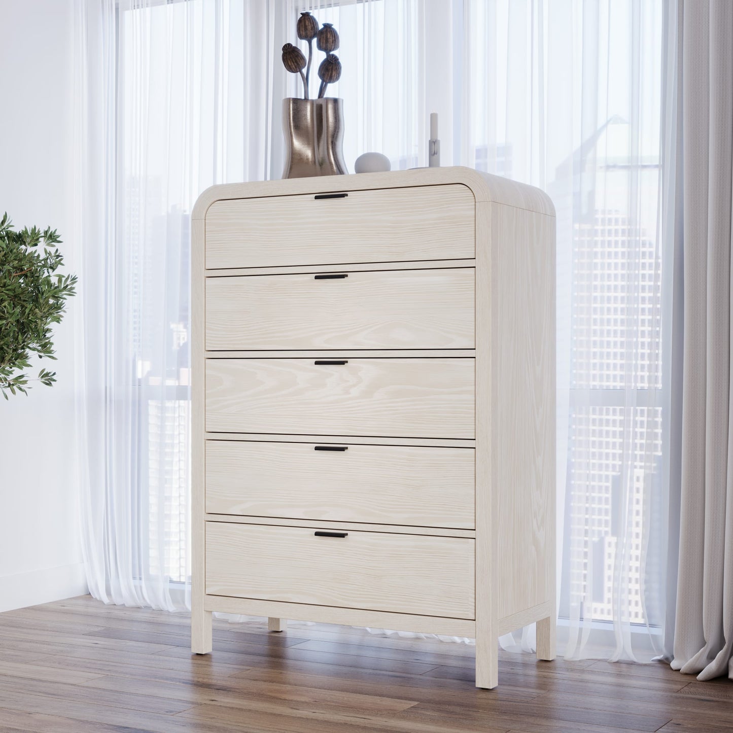 Modus Modus Modus Drake Five Drawer Chest in Sugar
