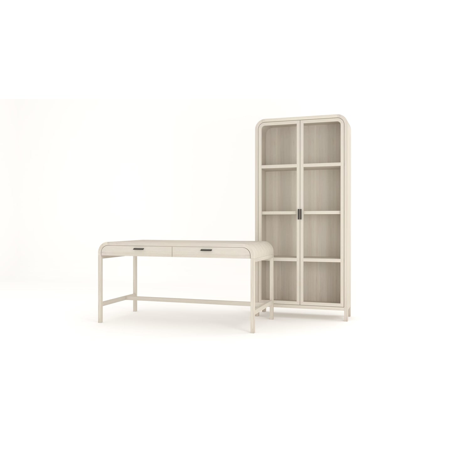 Modus Drake Two Drawer Writing Desk in Sugar