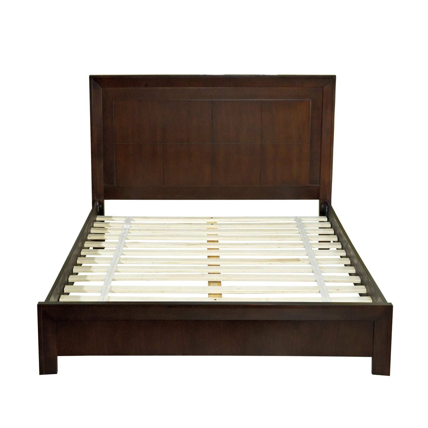 Modus Element Wood Platform Bed in Chocolate Brown
