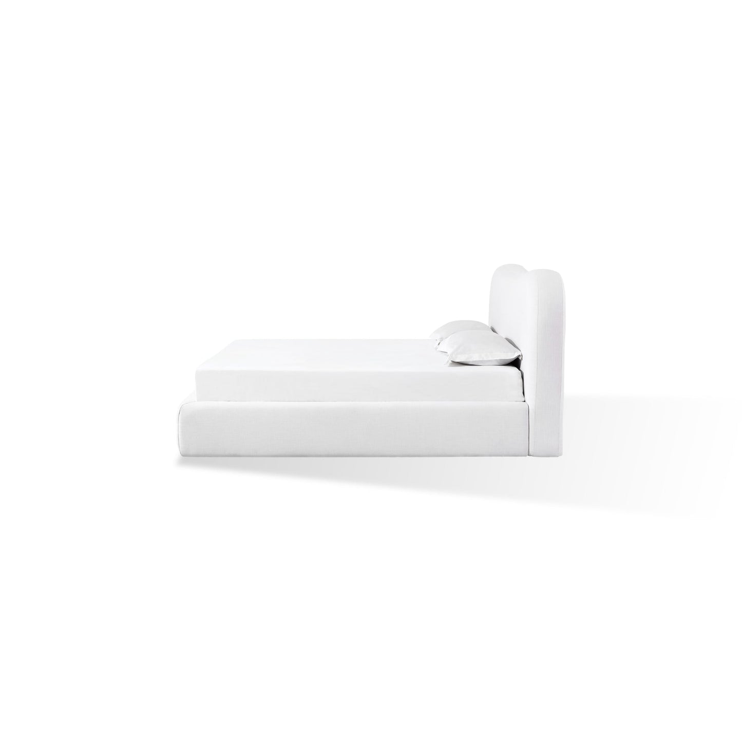 Modus Elena Upholstered Bed in Vanilla Linen