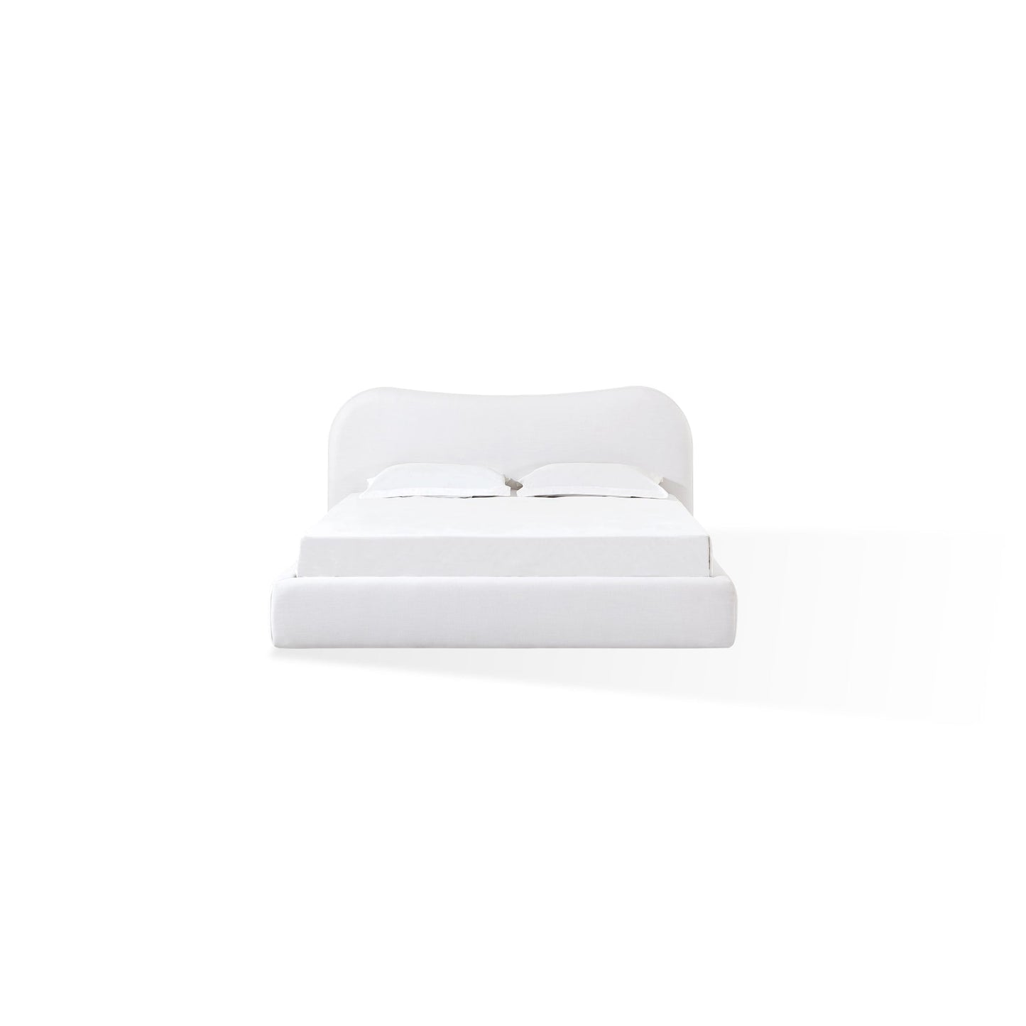 Modus Elena Upholstered Bed in Vanilla Linen