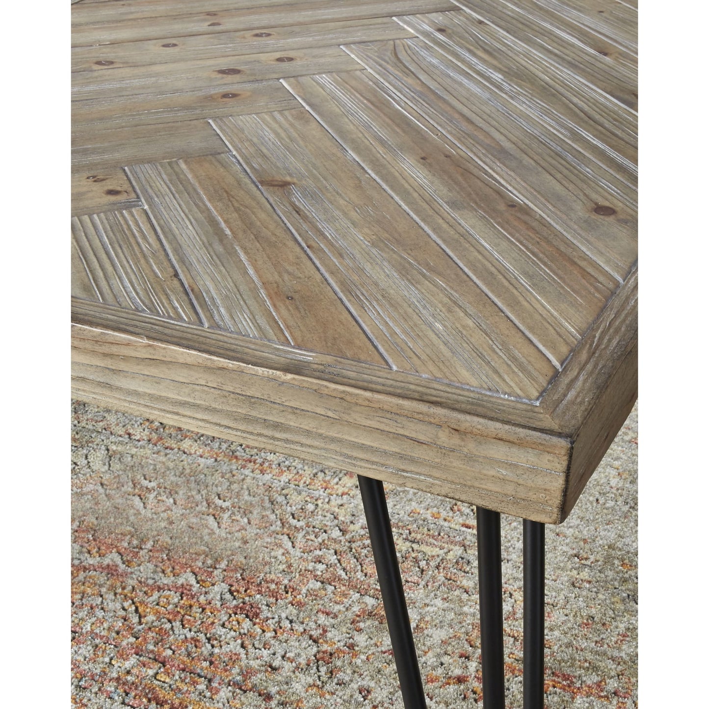 Modus Everson Solid Fir Console Table in Sand Dollar