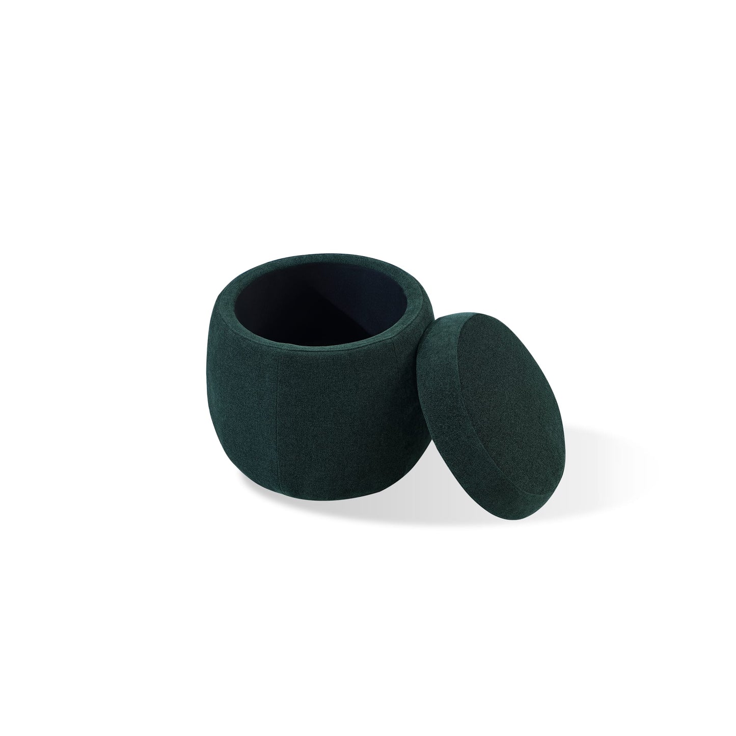 Modus Flex Upholstered Ottoman in Emerald Chenille