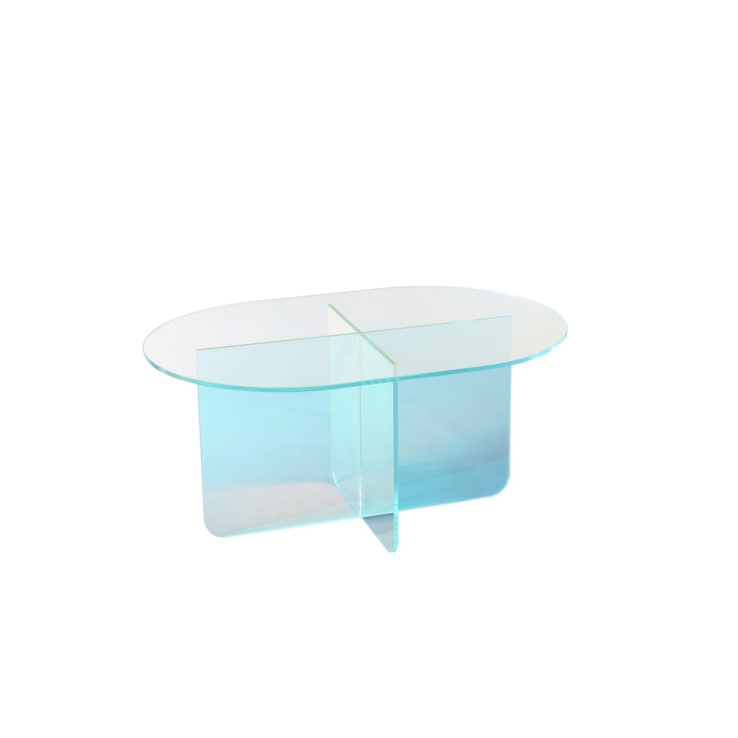 Modus Modus Fomo Coffee Table in Iridescent Glass