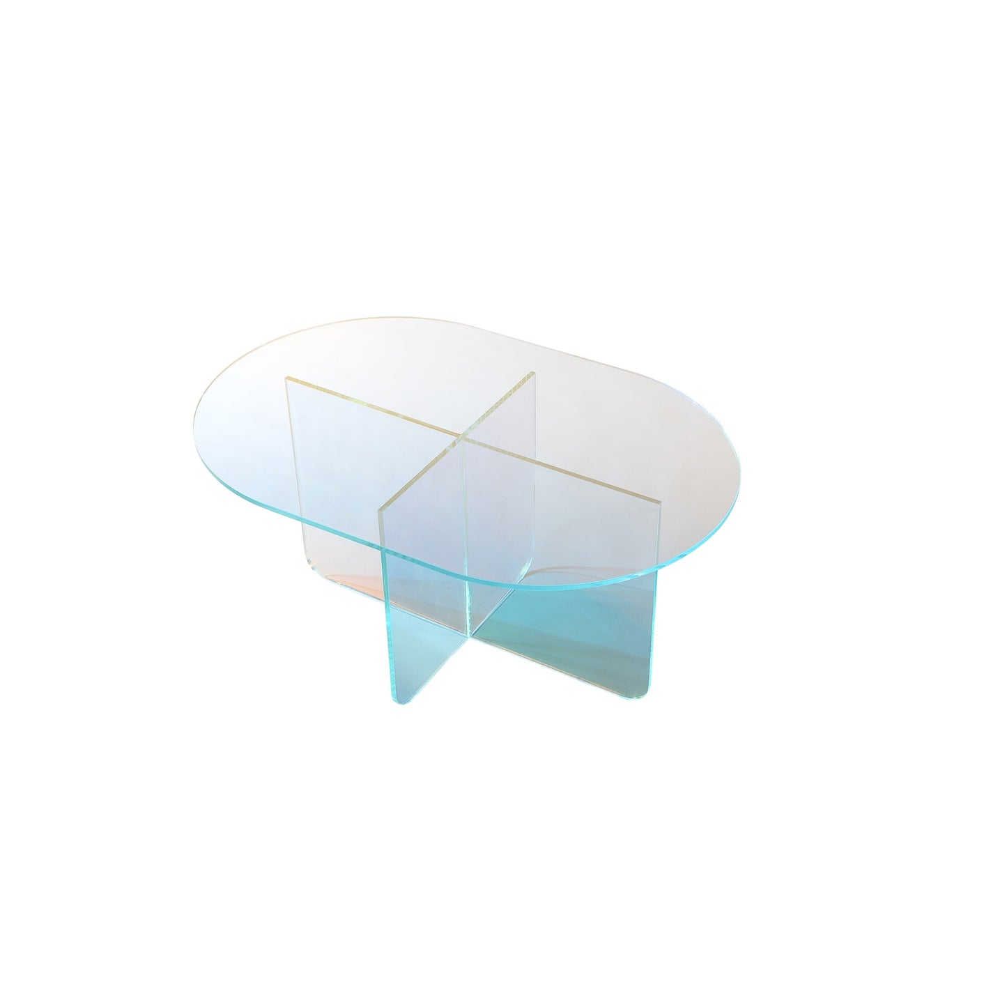 Modus Modus Fomo Coffee Table in Iridescent Glass